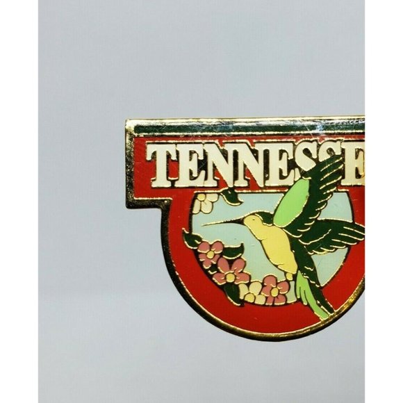 2 Tennessee Mockingbird And Tennessee Logo Embossed Pin Lapel Button - Picture 7 of 12